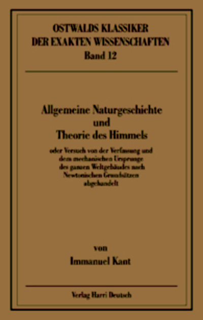 Allgemeine Naturgeschichte und Theorie des Himmels (Kant)