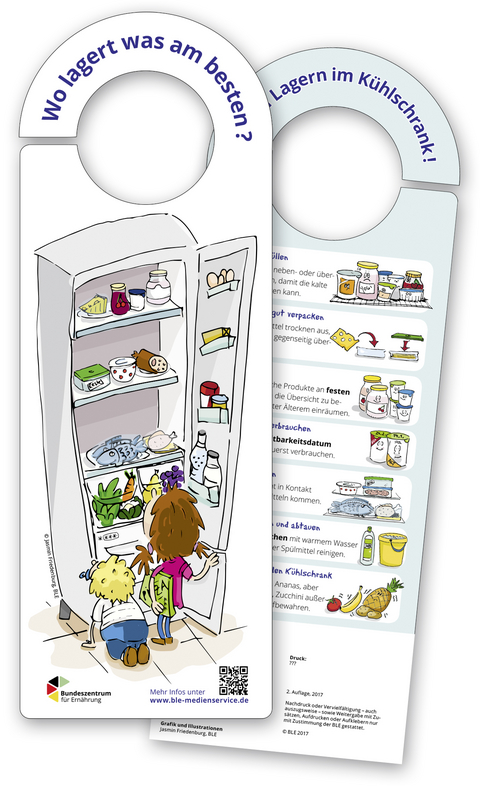Lagertipps für den Kühlschrank - Türhänger im 10er Pack - Ute Gomm
