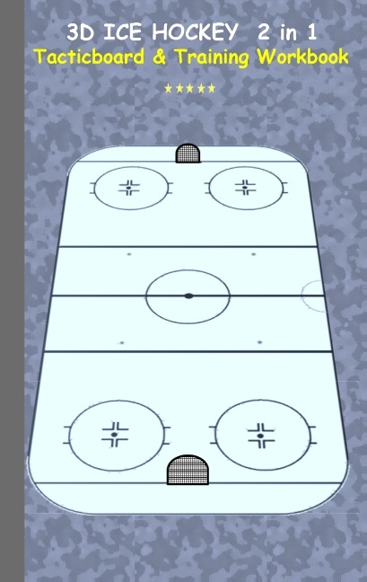 3D Ice Hockey 2 in 1 Tacticboard and Training Book - Theo von Taane