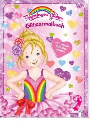 Regenbogen Glitzer-Malbuch "Tina Ballerina"