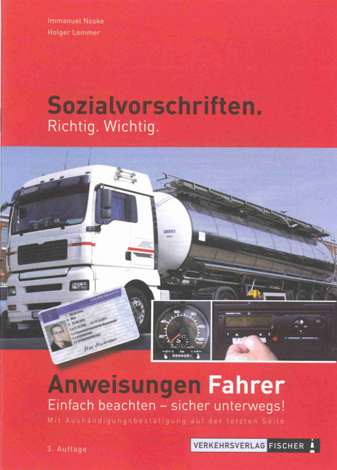 Sozialvorschriften Anweisungen Fahrer - Immanuel Noske, Holger Lemmer