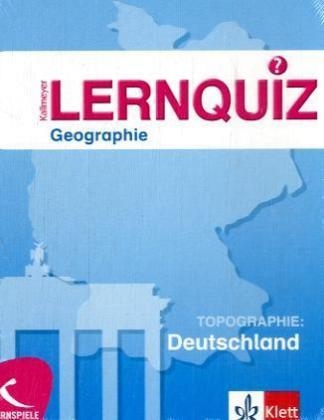 Lernquiz Geographie (Kartenspiel), Topographie Deutschland