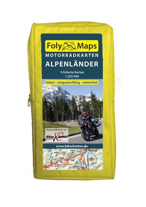 FolyMaps Motorradkarten Alpenländer