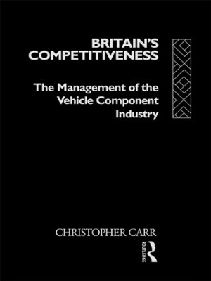 Britain's Competitiveness - Christopher Carr