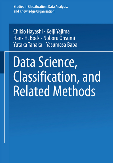 Data Science, Classification, and Related Methods - 