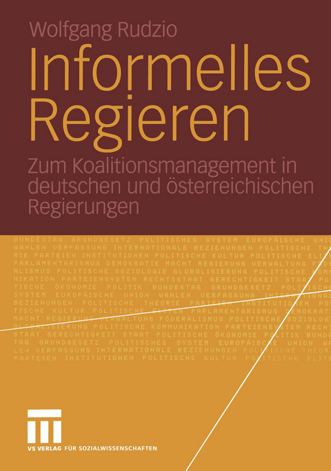 Informelles Regieren - Wolfgang Rudzio