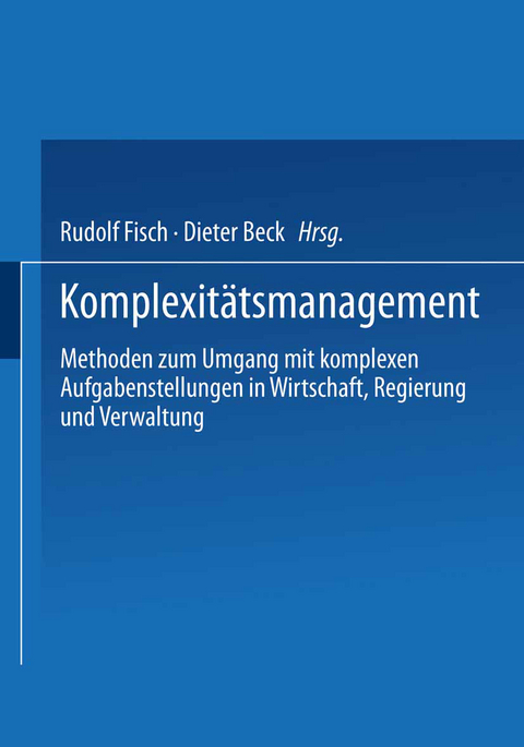 Komplexitätsmanagement - 