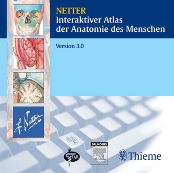 Interaktiver Atlas der Anatomie des Menschen - CD-ROM - Frank H Netter