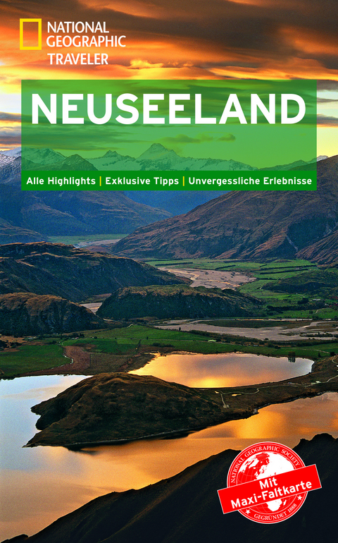 National Geographic Traveler Neuseeland mit Maxi-Faltkarte - Peter Turner