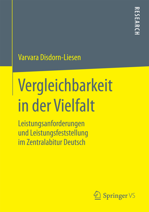 Vergleichbarkeit in der Vielfalt - Varvara Disdorn-Liesen