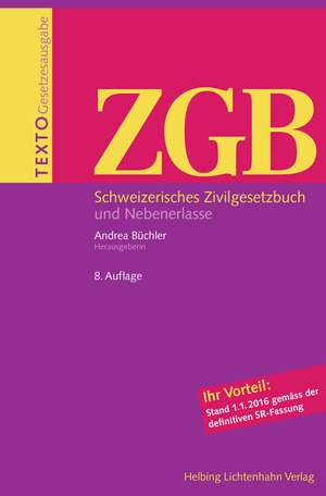 Texto ZGB - Thomas Bauer, Stephen V. Berti (†), Balthasar Bessenich, Margrith Bigler-Eggenberger, René Bösch, Peter Breitschmid, Eduard Brogli, Christoph Brunner, Rolando Forni, Thomas Geiser, Harold Grüninger, Josef Hofstetter, Claire Huguenin, Bruno Huwiler, Peter R. Isler, David Jenny, Martin Karrer, Andreas Kley, Hermann Laim, Urs Lehmann, Michel Mooser, Roland M. Müller, Caterina Nägeli, Etienne Petitpierre, Giorgio Piatti, Corrado Rampini, Ruth E. Reusser, Heinz Rey, Peter Ruf, Peter Carl Schaufelberger, Jürg Schmid, Hermann Schulin, Ivo Schwander, Daniel Staehelin, Emil W. Stark, Markus Vischer, Nedim Peter Vogt, Jürg Wichtermann, Wolfgang Wiegand, Kurt Wissmann, Martina Wittibschlager