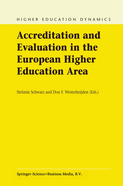 Accreditation and Evaluation in the European Higher Education Area - 