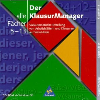 Der KlausurManager, 1 CD-ROM
