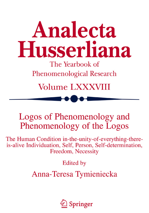 Logos of Phenomenology and Phenomenology of the Logos. Book One - 