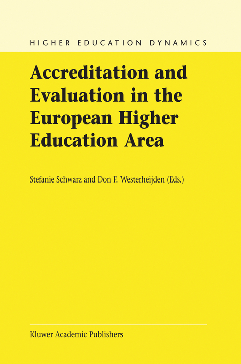 Accreditation and Evaluation in the European Higher Education Area - 