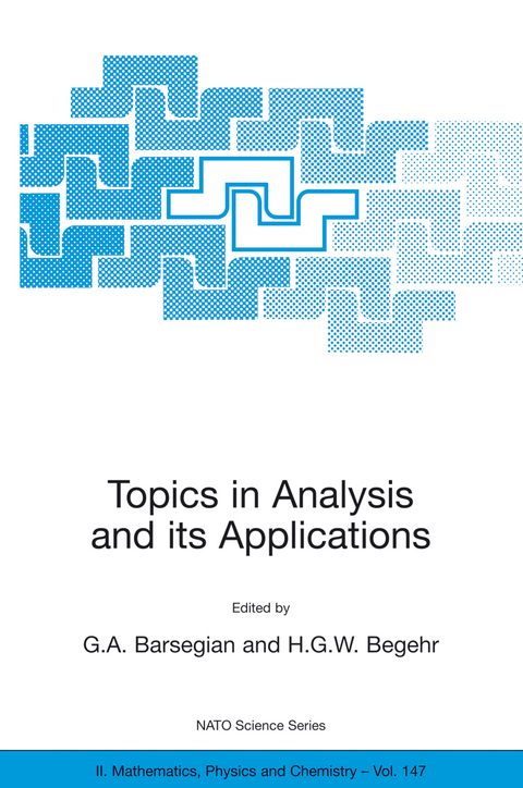 Topics in Analysis and its Applications - 