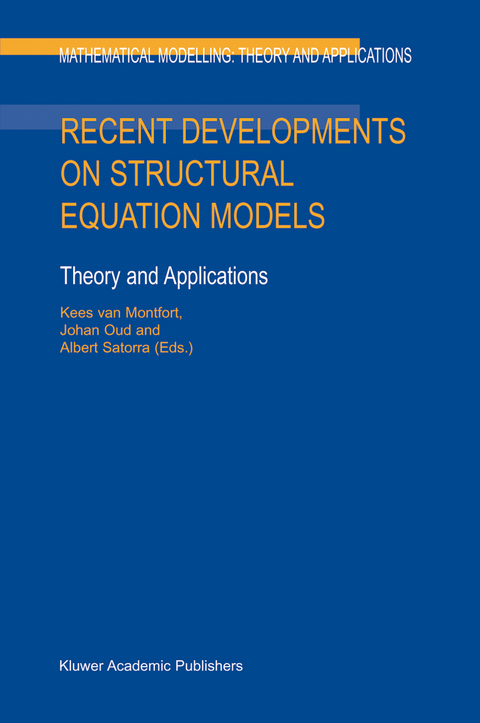 Recent Developments on Structural Equation Models - 