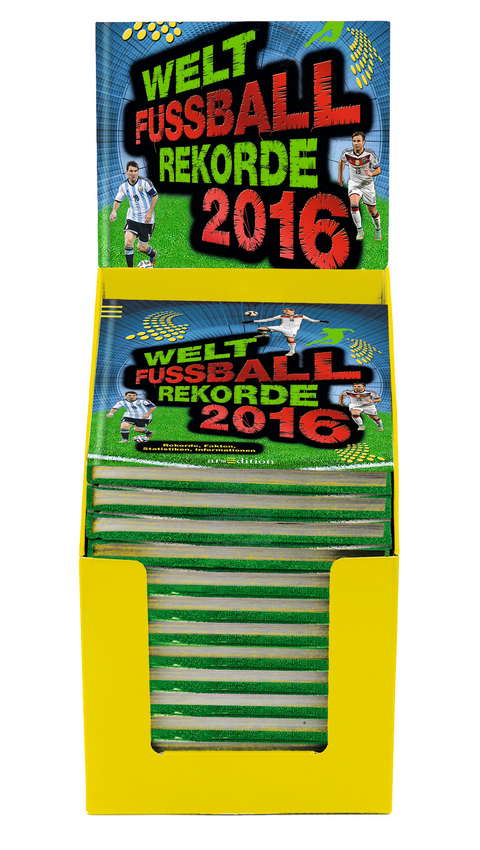 Display Welt-Fußball Rekorde 2016 - Keir Radnedge