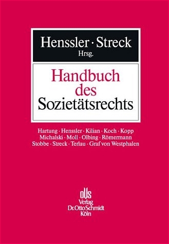 Handbuch des Sozietätsrechts - 