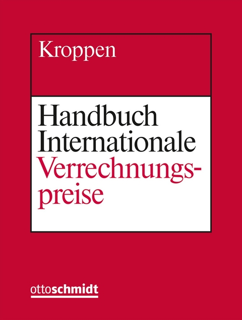 Handbuch Internationale Verrechnungspreise - 