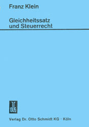 Gleichheitssatz und Steuerrecht - Franz Klein