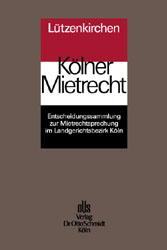 Kölner Mietrecht - Klaus Lützenkirchen