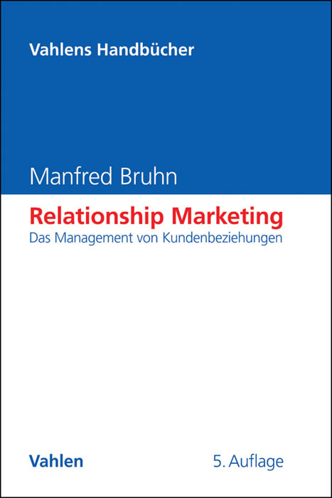 Relationship Marketing - Manfred Bruhn