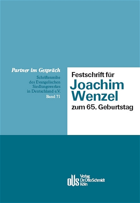 Festschrift für Joachim Wenzel - 