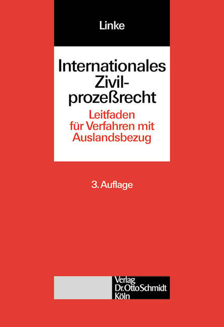 Internationales Zivilprozessrecht - Hartmut Linke