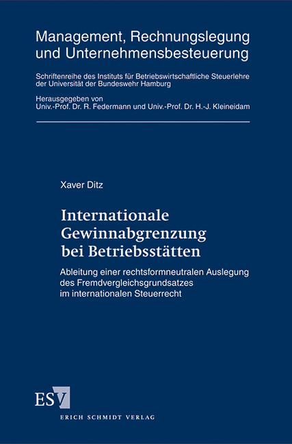 Internationale Gewinnabgrenzung bei Betriebsstätten - Xaver Ditz