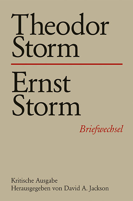 Theodor Storm – Ernst Storm - 