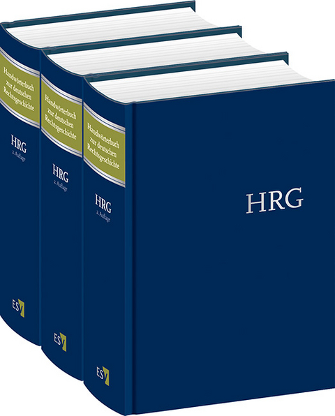 Handwörterbuch zur deutschen Rechtsgeschichte (HRG) – gebundene Ausgabe – Gesamtausgabe - 