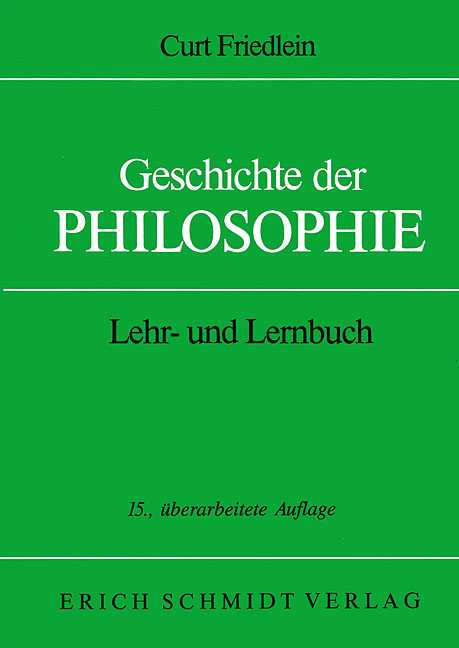 Geschichte der Philosophie - Curt Friedlein