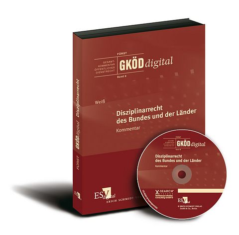 GKÖDdigital. Gesamtkommentar Öffentliches Dienstrecht / Disziplinarrecht des Bundes und der Länder (GKÖDdigital, Band II) - im Abonnementbezug - Hans-Dietrich Weiß