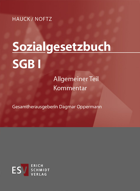 Sozialgesetzbuch (SGB). Kommentar / Sozialgesetzbuch (SGB) I: Allgemeiner Teil - Abonnement Pflichtfortsetzung für mindestens 12 Monate - Simone Evke de Groot, Karl Hauck, Danny Hochheim, Katrin Just (geb. Fastabend), Matthias Knecht, Katharina von Koppenfels-Spies, Bert Moll, Christian Rolfs, Friso Ross, Ariunzaya Shagdar, Markus Sichert, Robert Steinbach