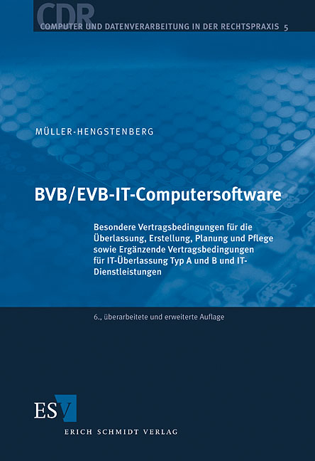 BVB/EVB-IT-Computersoftware - Claus D Müller-Hengstenberg