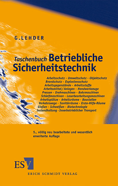 Taschenbuch Betriebliche Sicherheitstechnik - Günter Lehder