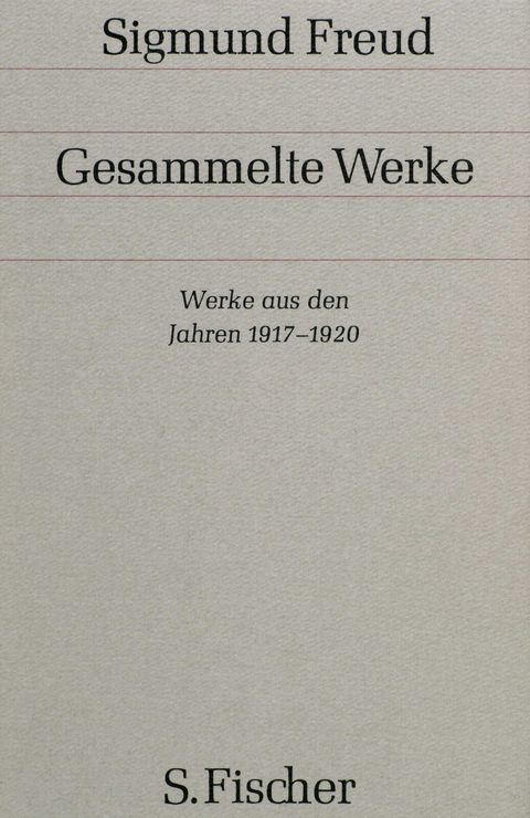 Gesammelte Werke - Sigmund Freud