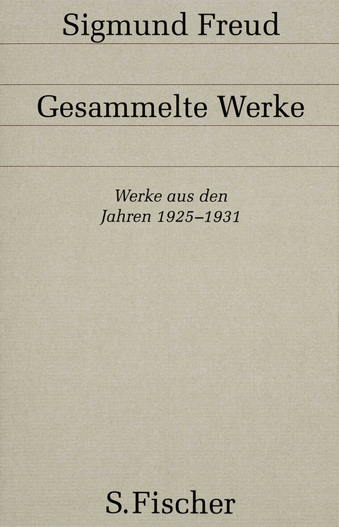 Gesammelte Werke - Sigmund Freud