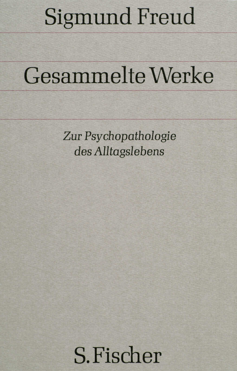 Gesammelte Werke - Sigmund Freud