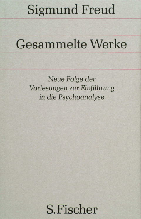 Gesammelte Werke - Sigmund Freud