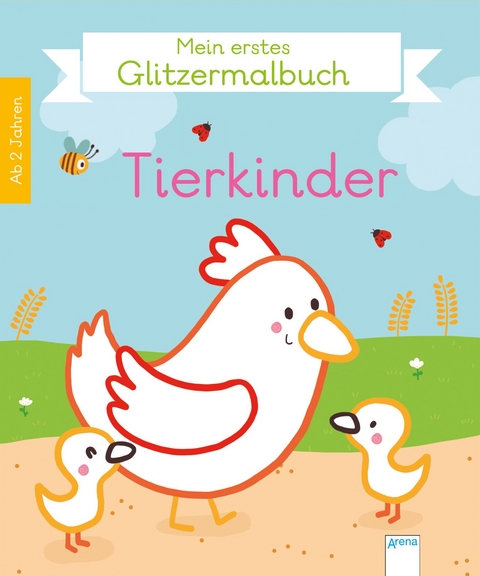 Mein erstes Glitzermalbuch. Tierkinder