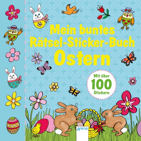 Mein buntes Rätsel-Sticker-Buch. Ostern