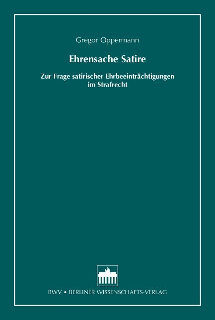 Ehrensache Satire - Gregor Oppermann