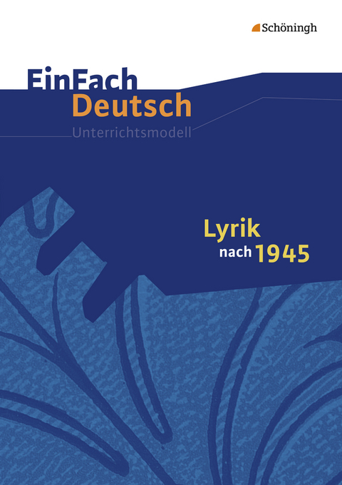 EinFach Deutsch Unterrichtsmodelle - Norbert Schläbitz