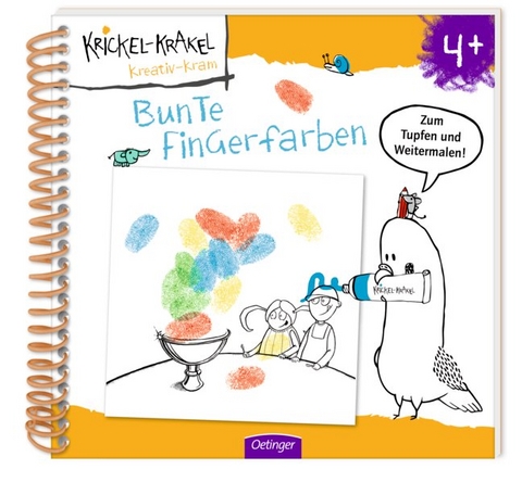 Krickel-Krakel Bunte Fingerfarben