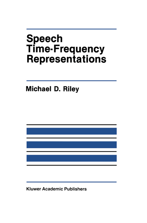 Speech Time-Frequency Representations - Michael D. Riley