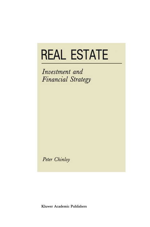 Real Estate: Investment and Financial Strategy - P. Chinloy