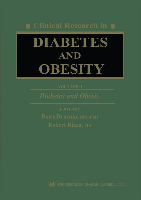 Clinical Research in Diabetes and Obesity, Volume 2 - 