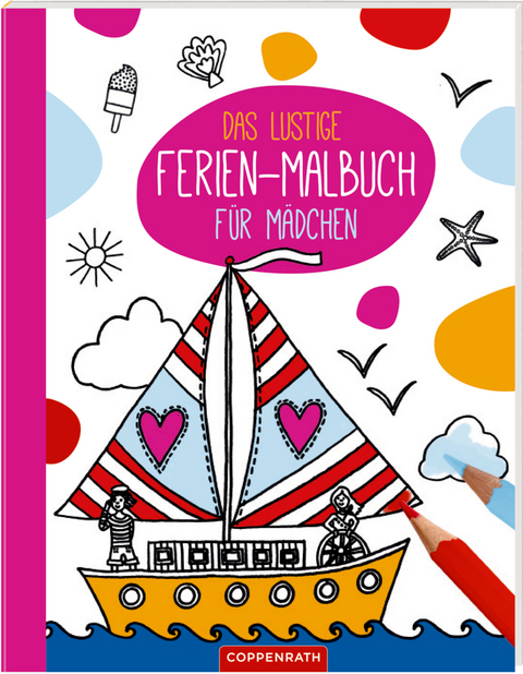 Das lustige Ferien-Malbuch für Mädchen